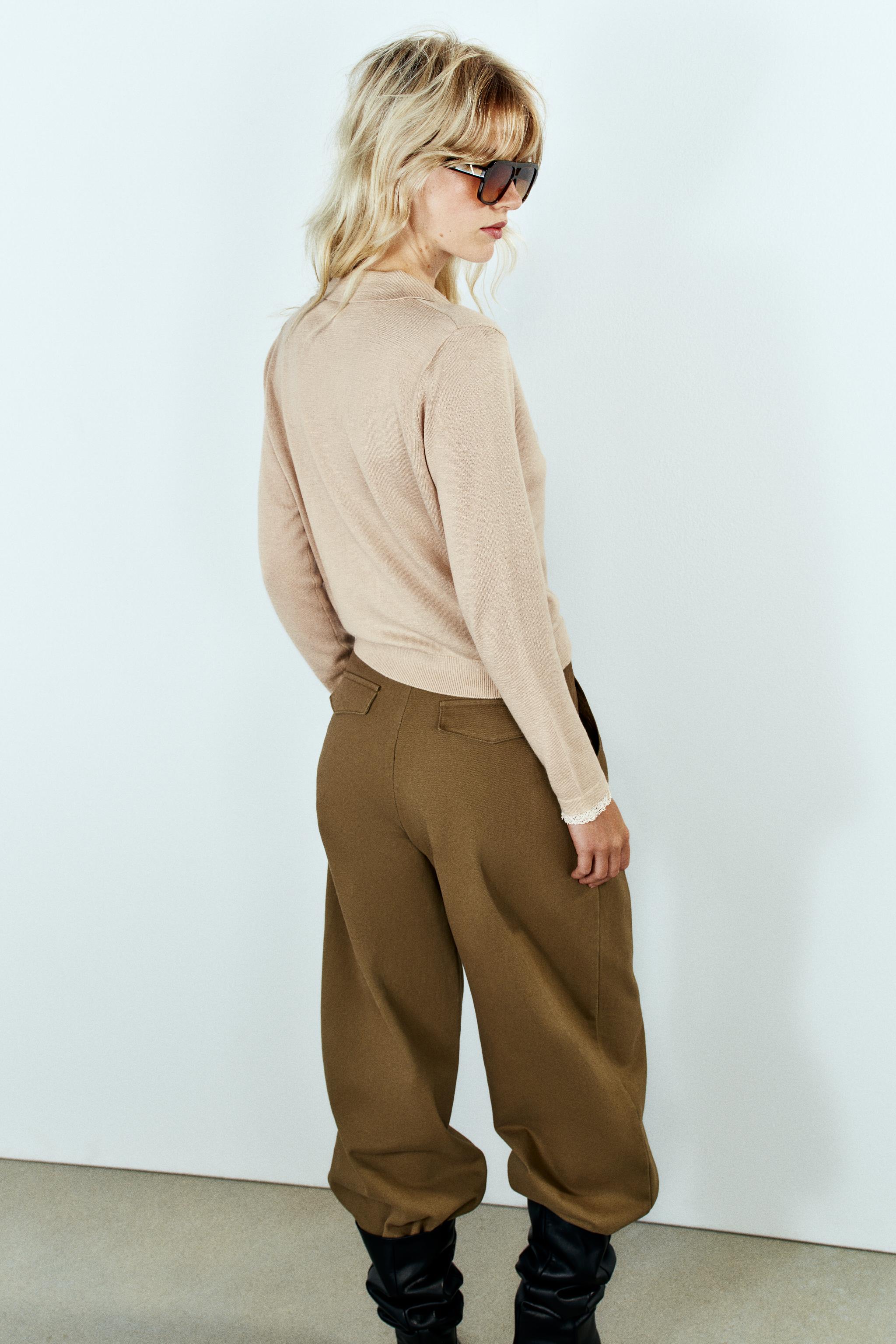 GILET EN MAILLE COMBINÉE AVEC DENTELLE